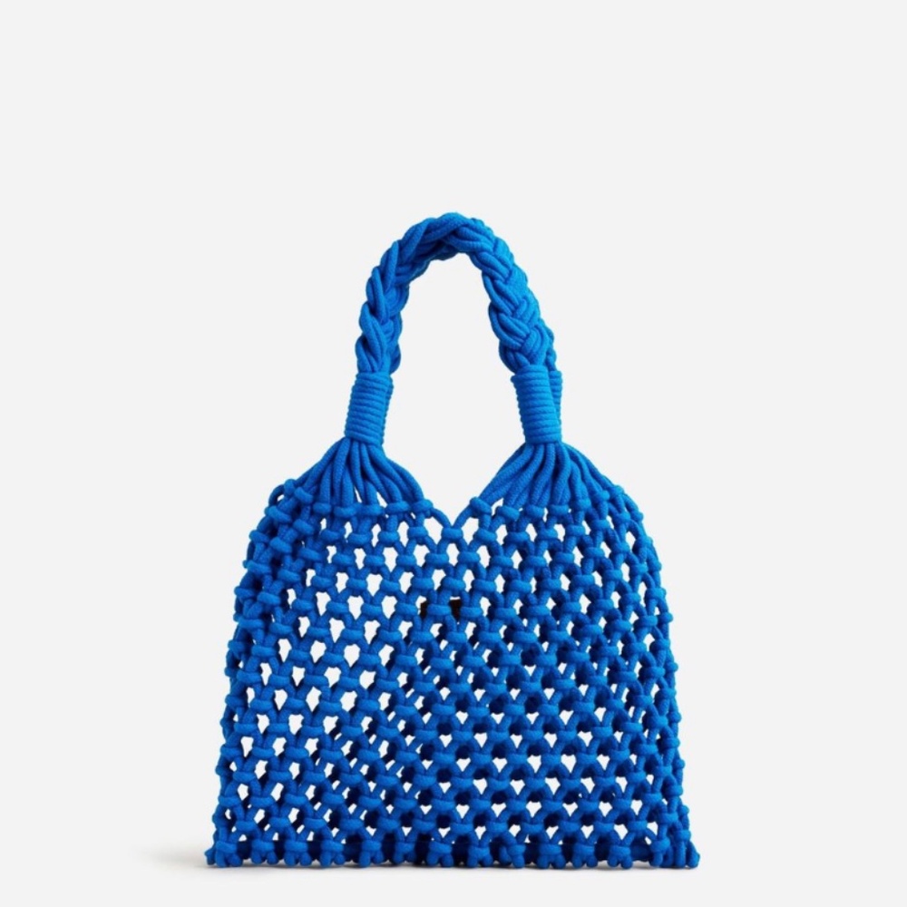 J. Crew NEW Small Cadiz hand-knotted rope tote